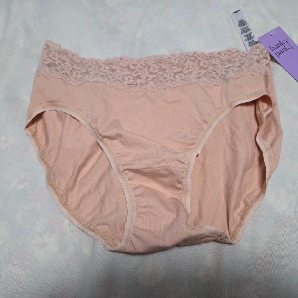 LOT OF 3 PAIRS Hanky Panky Supima Cotton French Brief SIZE M